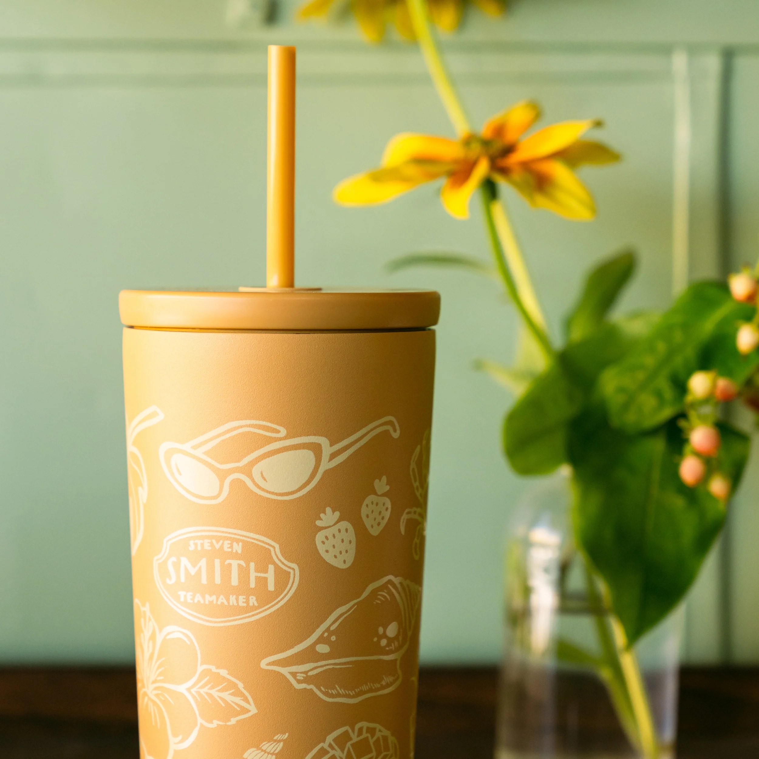 Sunny Sips Cold Cup Straw Tumbler - Image 5