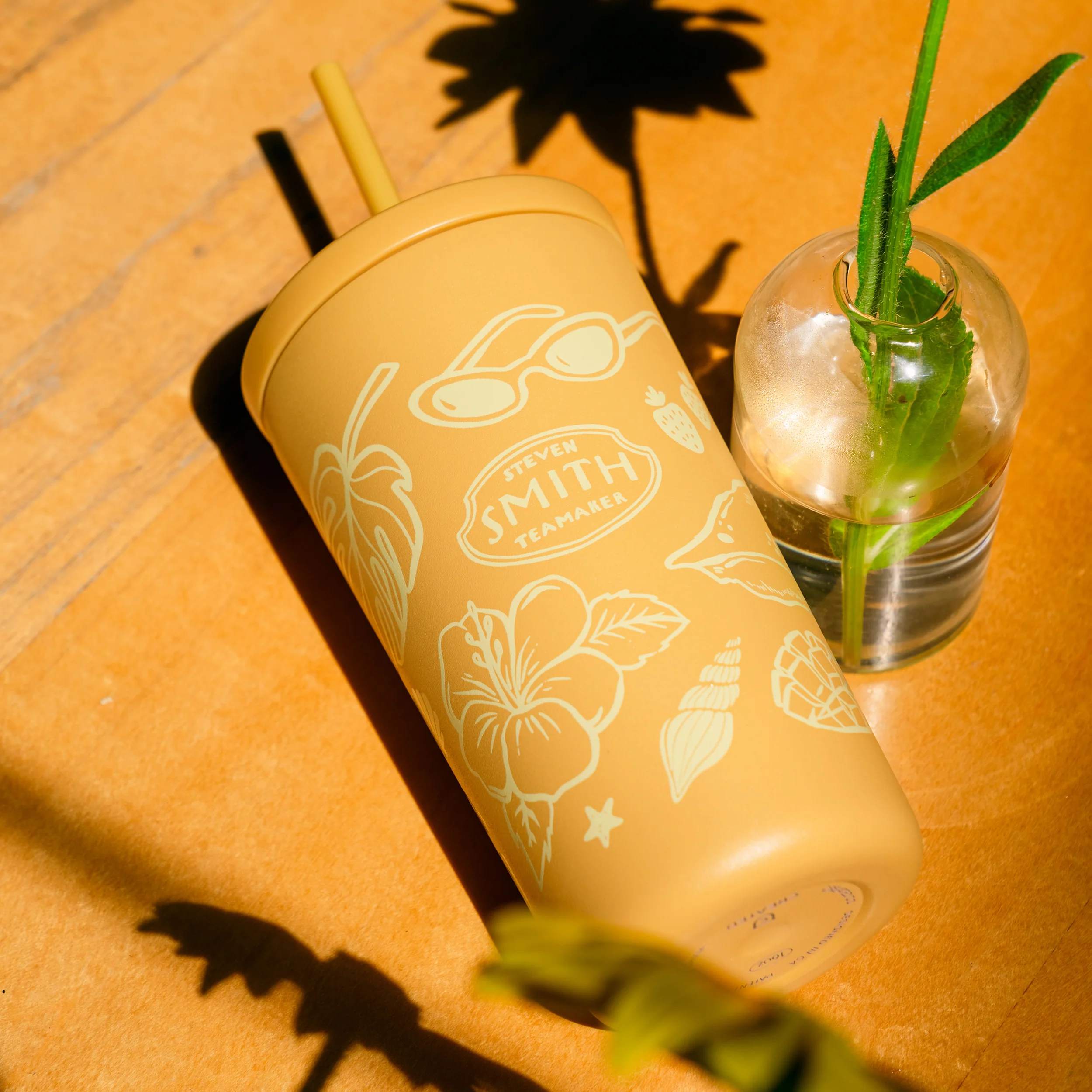 Sunny Sips Cold Cup Straw Tumbler - Image 6