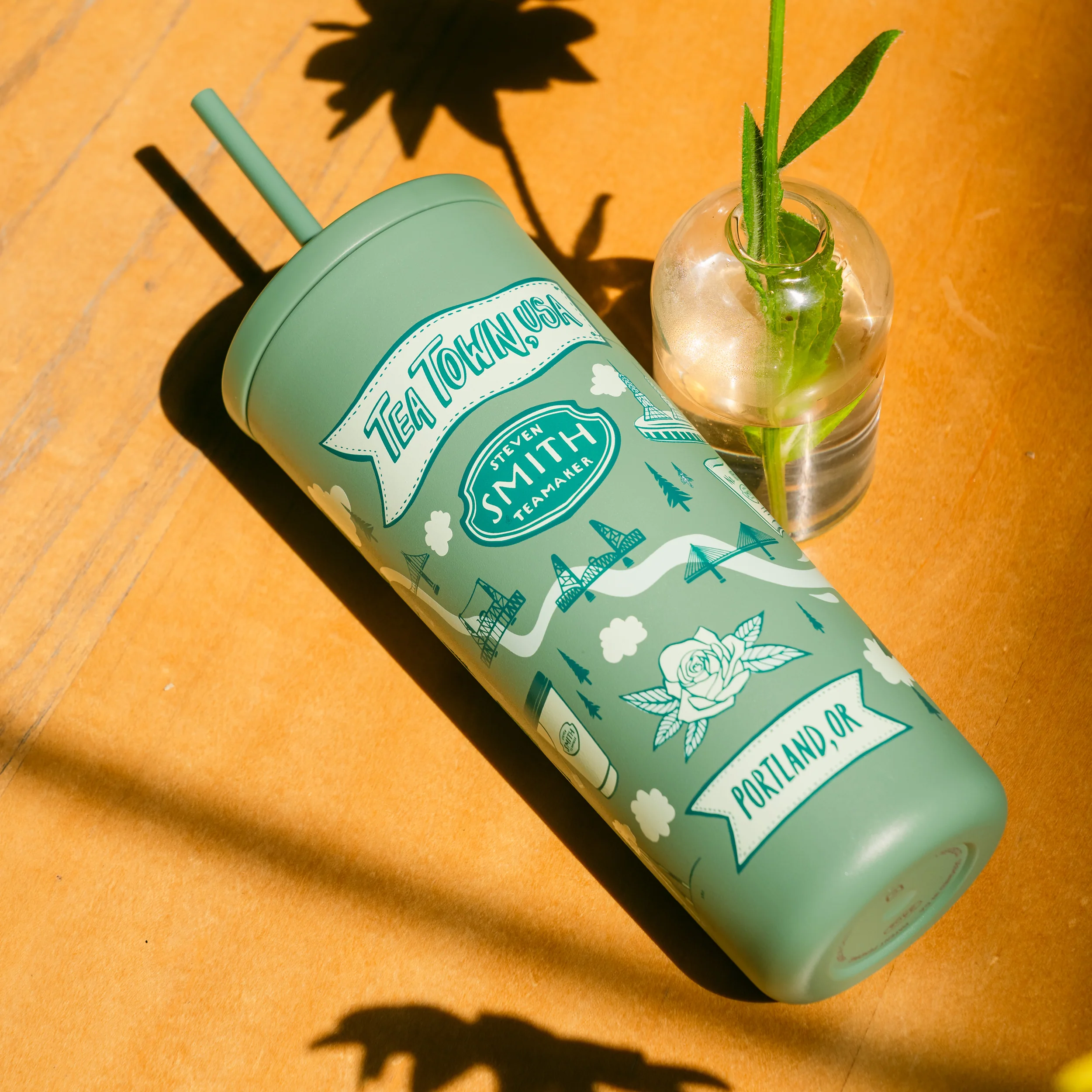 Tea Town USA Straw Tumbler - Image 6