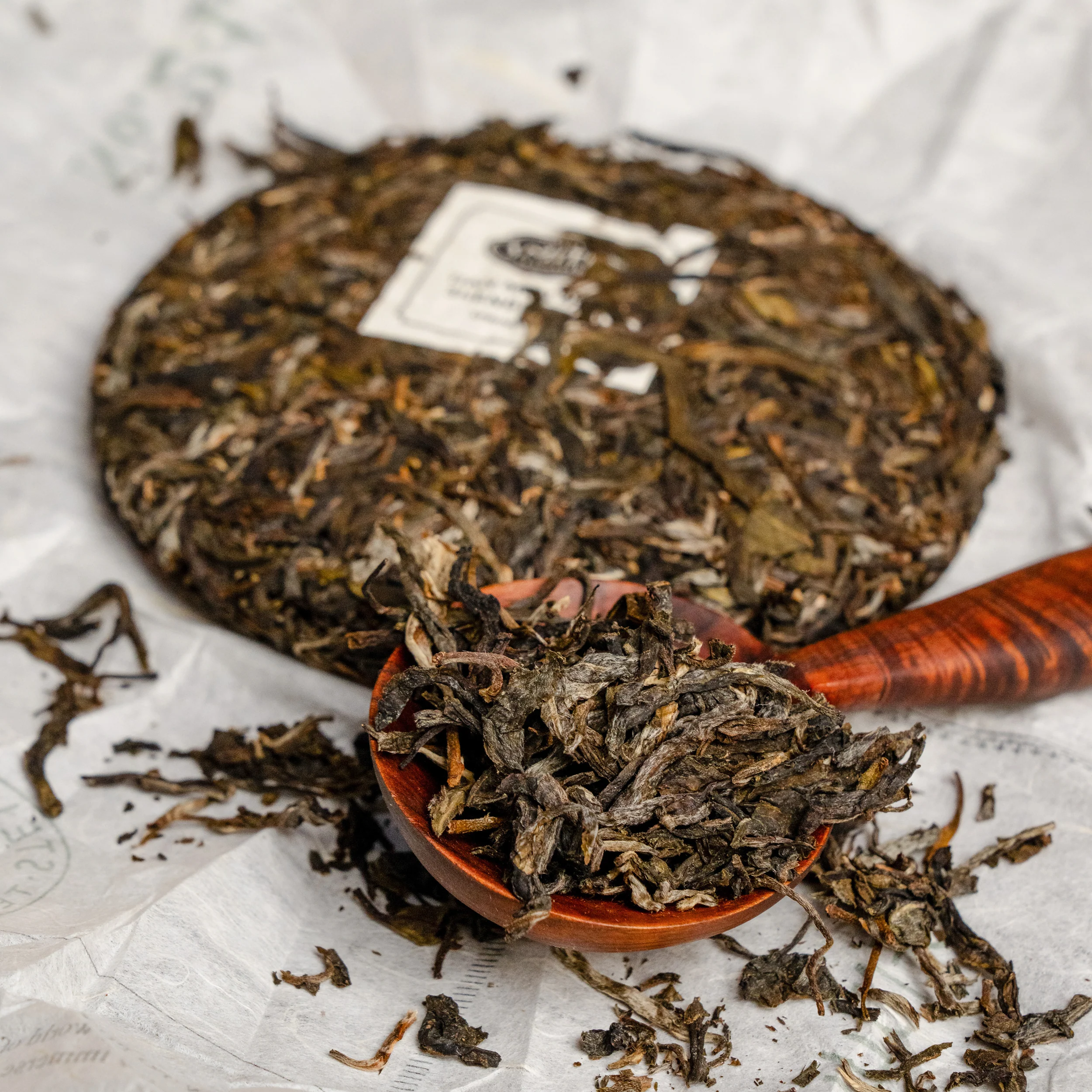 Tian Men Sheng (Raw) Pu-erh Cake - Image 4